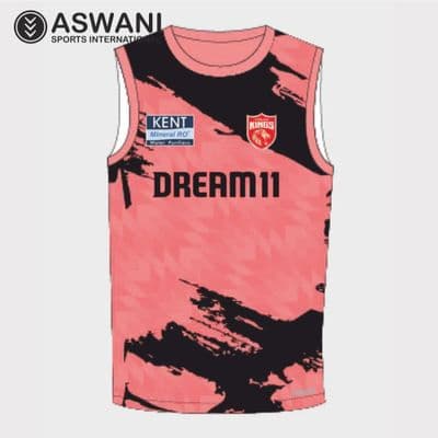Punjab Kings Training Vest, PBKS Mens Player Edition Singlet, Tata IPL 2025