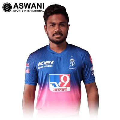 Rajasthan Royals Cricket Jersey, RR Player Edition SAMSON 11 MENS Match Shirt, Dream11 IPL 2020