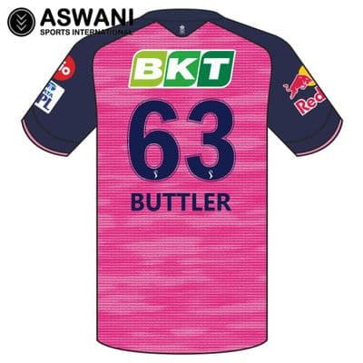 Rajasthan Royals Match Jersey, RR Kids BUTTLER Replica Shirt, Tata IPL 2022