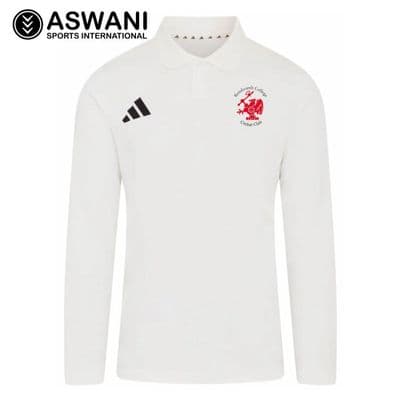 Rendcomb College Cricket Club Playing Shirt, Adult Long Sleeve