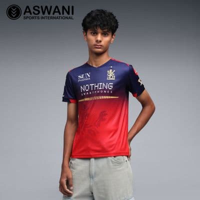 Royal Challengers Bangalore Match Jersey, RCB Kids Replica Edition Shirt, Tata IPL 2026