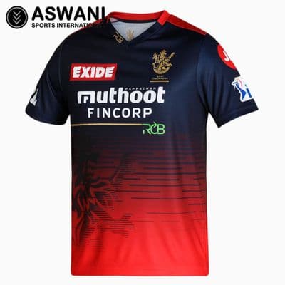 Royal Challengers Bangalore Match Jersey, RCB Kids Replica Shirt, Tata IPL 2022
