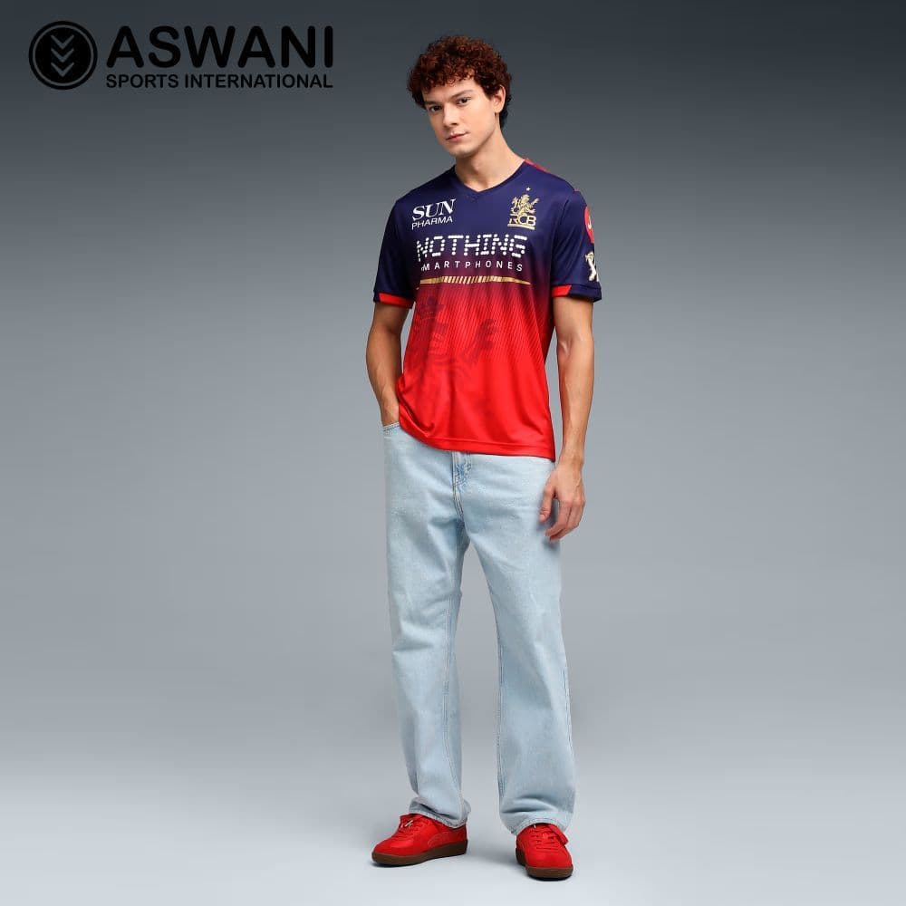 Royal Challengers Bangalore Match Jersey RCB Mens Replica Edition Shirt ...