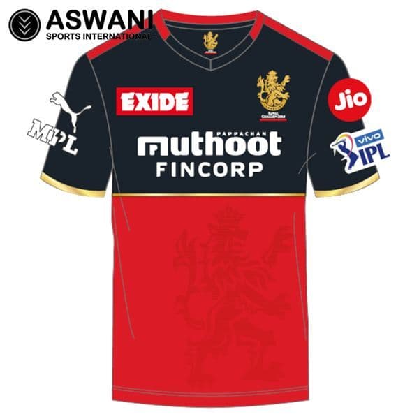 Royal Challengers Bangalore Match Jersey RCB Mens Replica Shirt Vivo royal-challengers-bangalore-match-jersey-rcb-mens-replica-shirt-vivo