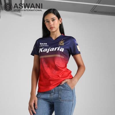 Royal Challengers Bangalore Match Jersey, RCB Womens Replica Edition Shirt, Tata WPL 2025