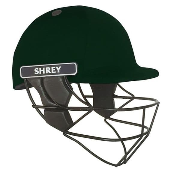 Shrey Armor Cricket Helmet Mild Steel Grill Green