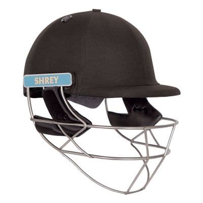 Shrey Master Class AIR Cricket Helmet,  Stainless Steel Grill, Black