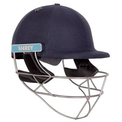 Shrey Master Class AIR Cricket Helmet,  Stainless Steel Grill, Navy