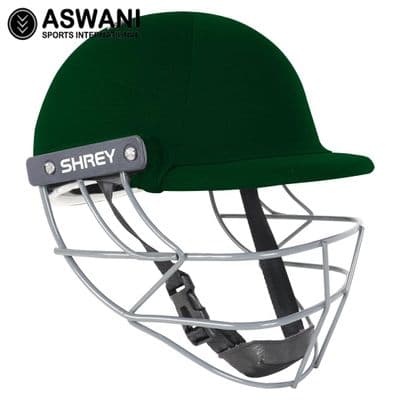 Shrey Performance 2.0 Cricket Helmet, Steel Grill, Green