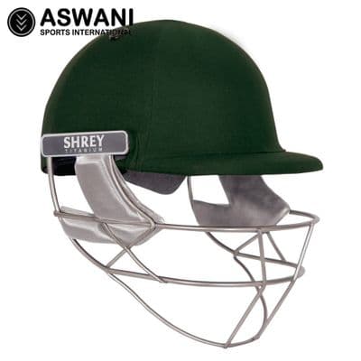 Shrey Pro Guard Cricket Helmet, Titanium Grill, Green
