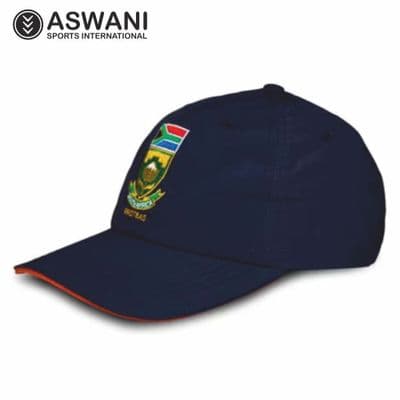 South Africa Cricket Training Cap, Proteas Navy/Orange