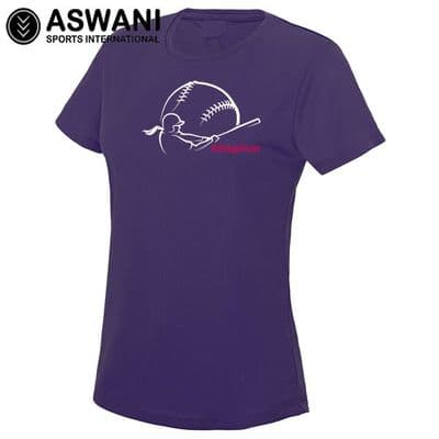This Girl Can Womens T-Shirt, Purple