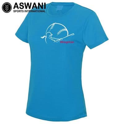 This Girl Can Womens T-Shirt, Sapphire Blue