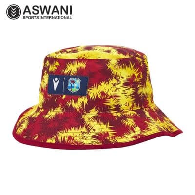 West Indies Cricket Bucket Hat, Reversible Windies Player Edition 2025