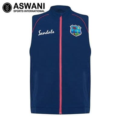 West Indies Cricket Full Zip Training Gilet, Windies 2022
