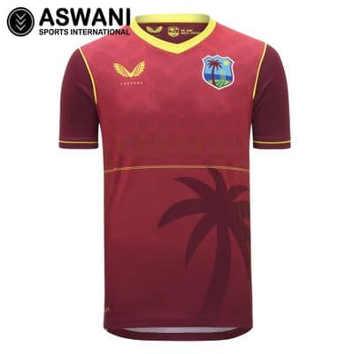 West Indies Cricket Match Jersey, Windies One Day ODI Shirt 2022