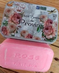 Boite souvenirs de Provins + savon à la rose