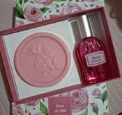 Coffret savon à la rose + eau de toilette