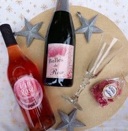 Crémant aromatisé à la rose