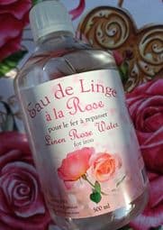 Eau de linge à la rose