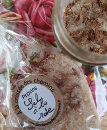 Fleur de sel aux pétales de rose