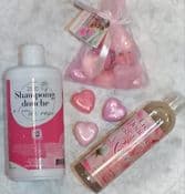 Gamme à la Rose : Produits pour le Bain et la Douche