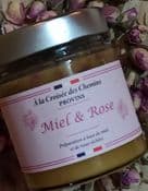 miel aromatisé à la rose