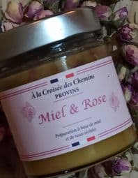 miel aromatisé à la rose