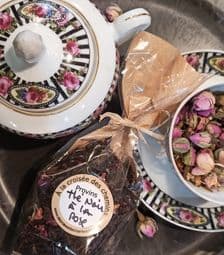 Thé noir aromatisé à la rose