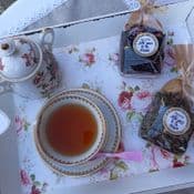 Thé vert aromatisé à la rose