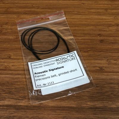 Acoustic Signature  Precision Grinded Drive Belt