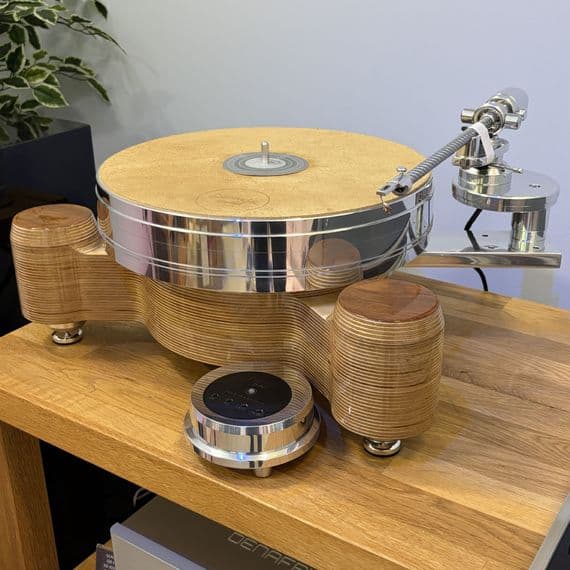Acoustic Solid - Wood Round MPX Turntable | Audio Emotion | Preowned