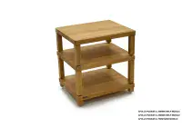 Atacama Apollo Podium 6 XL Natural Oak HiFi Rack | Audio Emotion