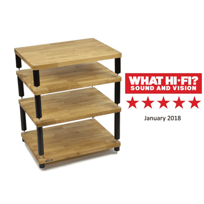 Atacama Apollo Storm 6 Natural Oak HiFi Rack