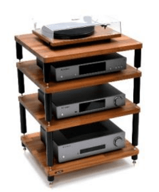 Atacama Apollo Storm 6 XL HiFi Rack - Limited Edition Sapelli