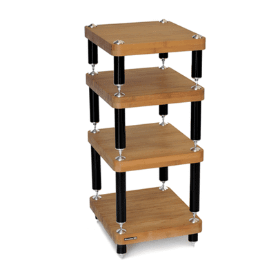 Atacama Evoque Eco 35/40 Compact Natural Bamboo HiFi Rack