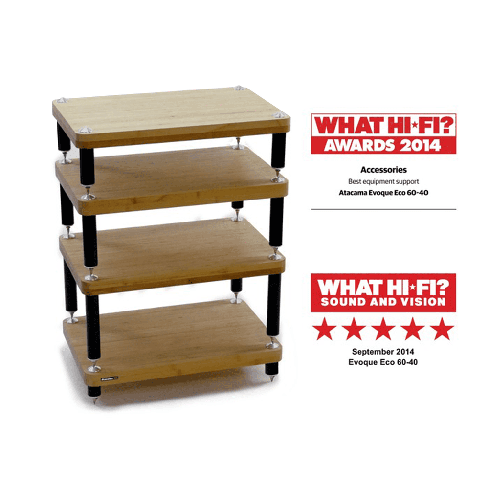Atacama Evoque Eco 60-40 Natural Rack | Hi-Fi Rack | Audio Emotion