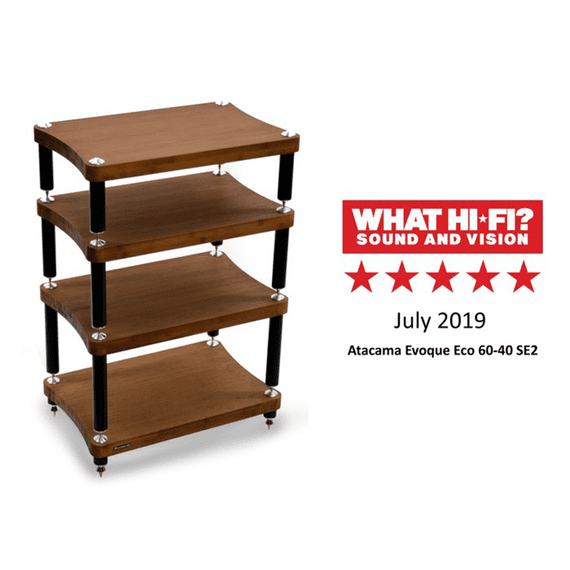 Atacama Evoque Eco 60-40 SE2 Dark Finish Bamboo Rack | Audio Emotion