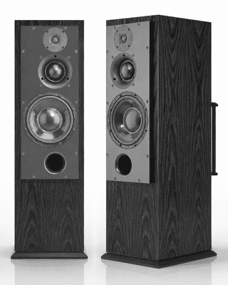 ATC SCM50 ASLT Active Tower - Black Ash