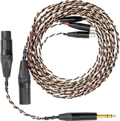 Audeze LCD-5 Premium Balanced Combo Cable + XLR to 6.35mm Adapter