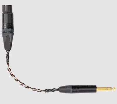 Audeze LCD Series Adapter 4-Pin Female to 6.35mm Male Stereo Adapter