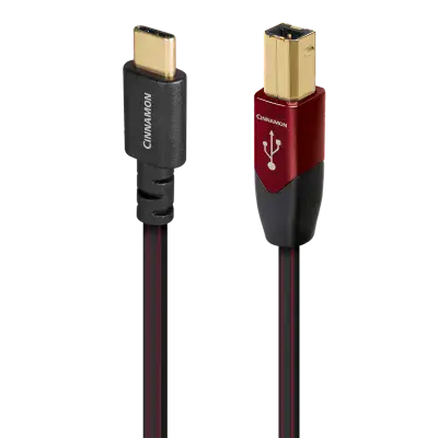 AudioQuest Cinnamon USB-C > USB-B Cable