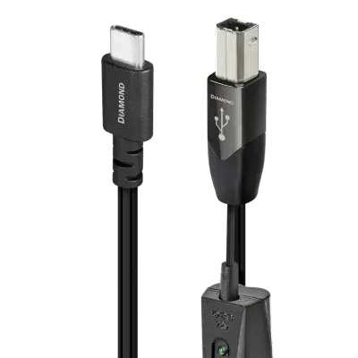 AudioQuest Diamond USB-C to USB-B High-Definition Audio Cable