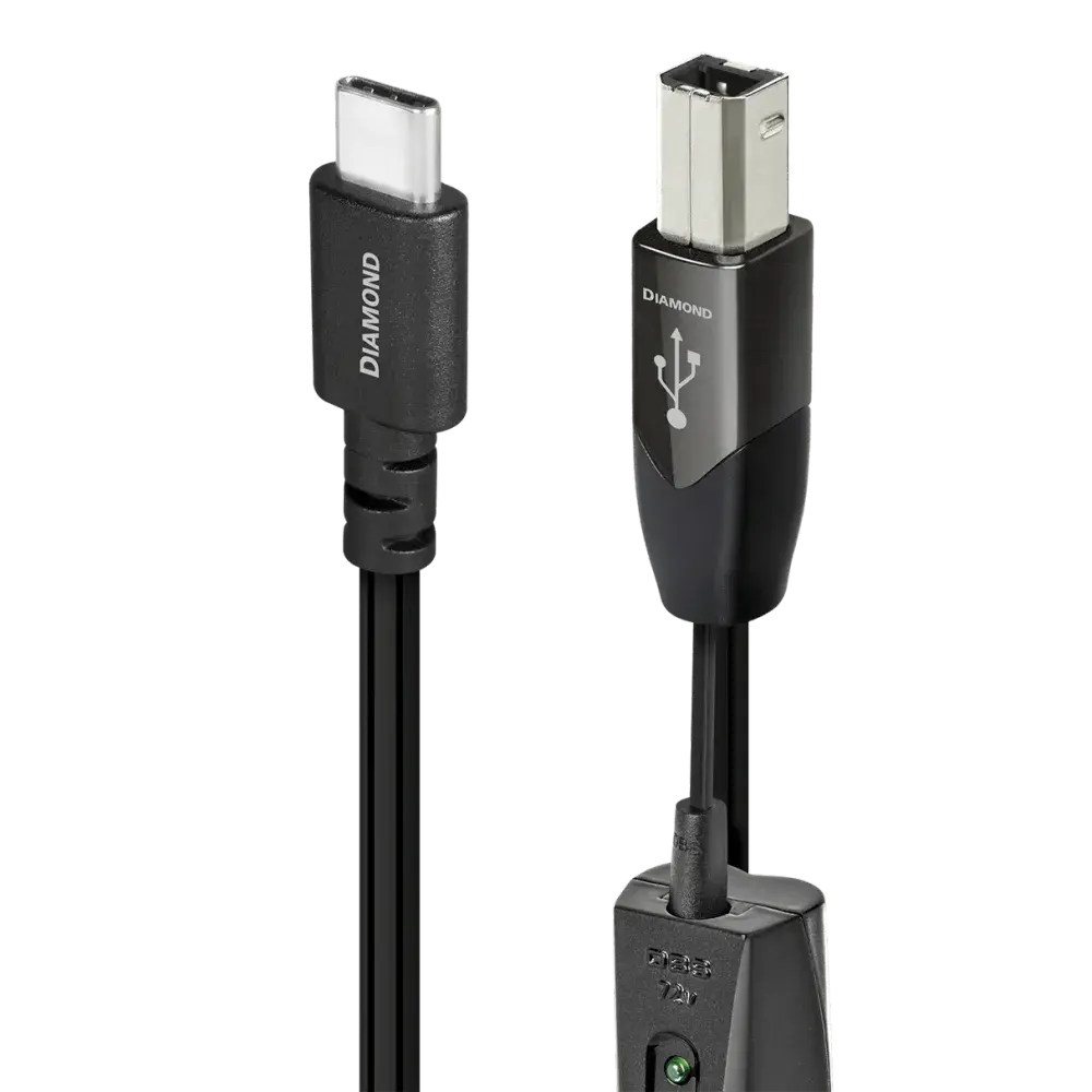 Audioquest Adapter AudioQuest Diamond USB-C to USB-B High-Definition Audio Cable | Audio ...