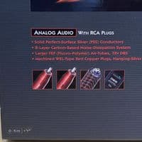 AudioQuest Fire Analogue Interconnect RCA Cable | Audio Emotion | Preowned