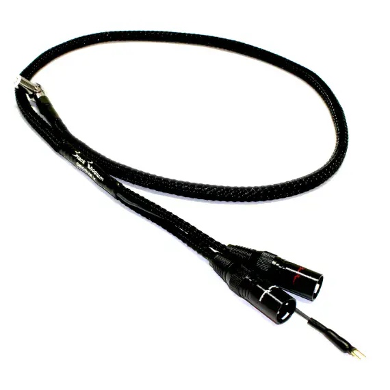 Black Rhodium GROOVE X Tone Arm Cable - 90 Degree DIN - 2 x XLR - 1.3m | Audio Emotion