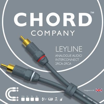 Chord Company Leyline Analogue Audio Interconnect - 2RCA to 2RCA