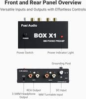 Fosi Audio Box X1 MM Phono Preamp | Audio Emotion