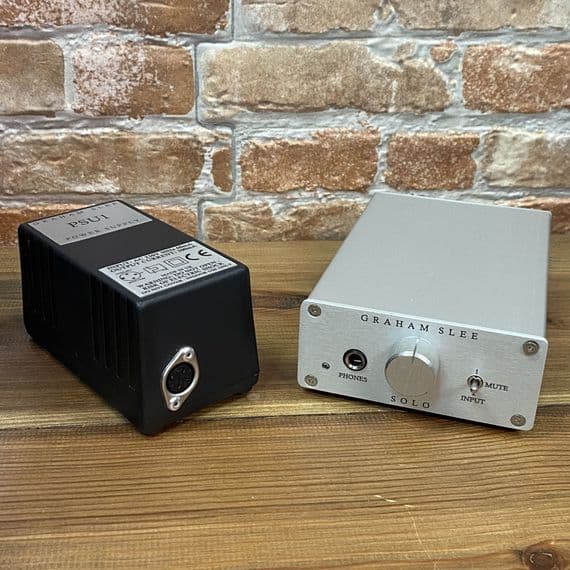 Graham Slee Solo Ultra Linear Diamond Edition Headphone Amplifier + Graham Slee PSU1 LPS | Audio Emotion | Preowned