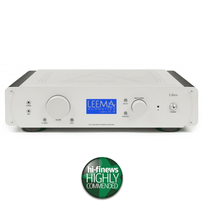 Leema Acoustics Constellation Libra High Res DAC and Pre Amp - SIlver